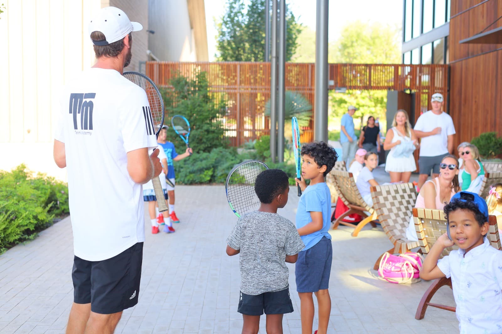 Families at the event